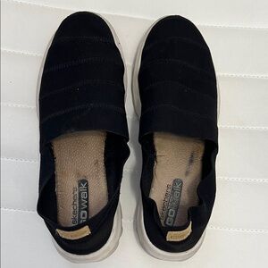 Skechers Black GOwalk Slip-Ons